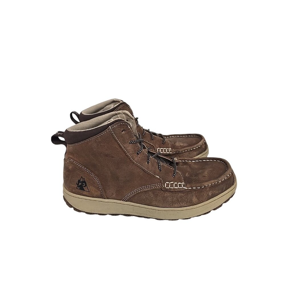 Rocky Men's Dry Strike 5" Soft Toe Slip Resistant RKS0632 Work Boot Brown 11M - Picture 2 of 8